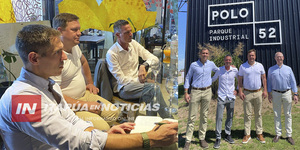INTENDENTE DE HOHENAU VISITA PARQUE INDUSTRIAL EN ARGENTINA