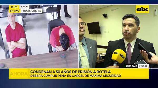 30 años de cárcel para Armando Javier Rotela: le atribuyen asesinatos, narcotráfico y extorsión - ABC Noticias - ABC Color