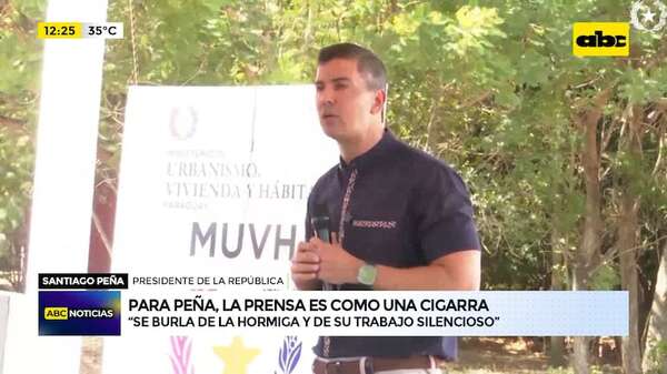 Cigarra vs. Hormiga: el nuevo descargo de Peña contra los medios - ABC Noticias - ABC Color