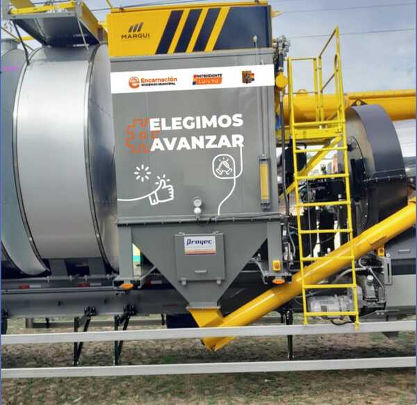 En las próximas horas Encarnación recibirá su propia planta asfáltica