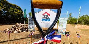 Che Róga Porã: El Gobierno inicia el séptimo proyecto de construcción de viviendas accesibles en Luque • PARAGUAY TV