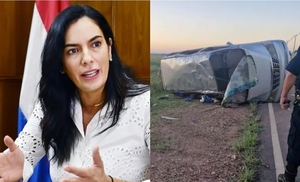 Analizan imputar a ministra de Obras por bache que causó fatal accidente - Noticiero Paraguay