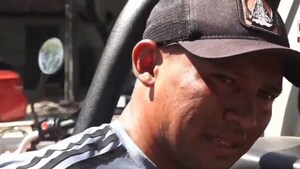 CUIDACOCHES ROMPIÓ EN LLANTO AL SER DETENIDO COMO PARTE DEL OPERATIVO PARA DESPEJAR LAS CALLES