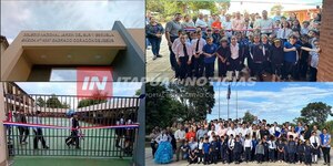 MUNICIPALIDAD DE CAMBYRETÁ INAUGURÓ IMPORTANTES OBRAS EN INSTITUCIONES EDUCATIVAS