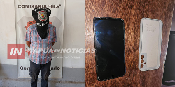 SE LOGRÓ SU DETENCIÓN GRACIAS A UN PATRULLAJE PREVENTIVO QUE SE REALIZABA EN EL B° SANTA LIBRADA
