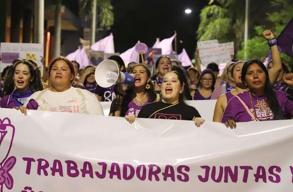Contra la precarización y el crimen Organizado: Las demandas en el manifiesto del 8M - Nacionales - ABC Color