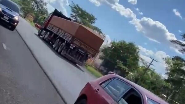 Video: Criminales acciones de camioneros en la Ruta PY05 preocupan a pobladores