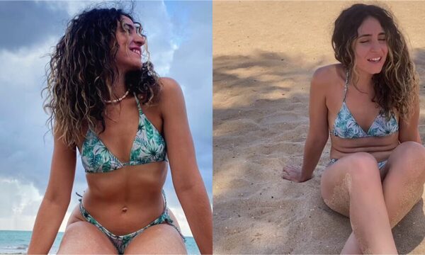 (VIDEO) ¡Cantó “Recuerdos de Ypacaraí” en bikini!