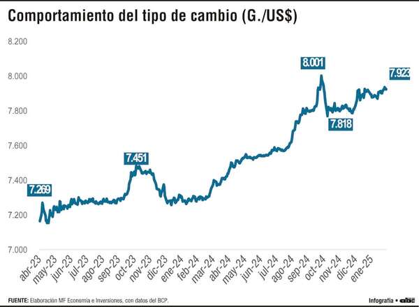Evolución y factores que influyen en la dinámica del mercado cambiario - Economía - ABC Color