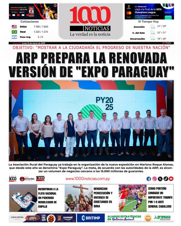 10 de marzo de 2025 - 1000 Noticias
