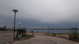 Inicio de semana con vientos del sur y temperatura por debajo de 30°C