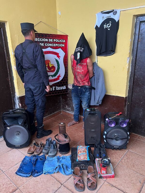 Detienen a alias «Condorito» tras varios supuestos hurtos domiciliarios en Concepción