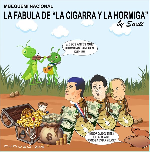 Mbeguemi online: Fábula del "Érase una vez una hormiga muy trabajadora" » San Lorenzo PY