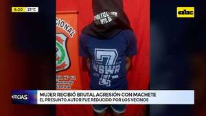 Video: Arrestan a hombre por tentativa de homicidio tras ataque con machete en Capiatá - ABC Noticias - ABC Color