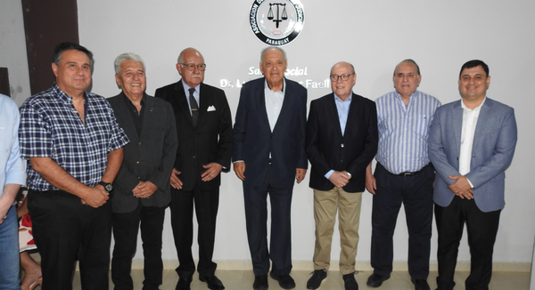 La AMJP rinde homenaje a su expresidente Escobar Faella - Judiciales.net