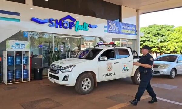 Tres encapuchados asaltan estación de servicios en Minga Guazú