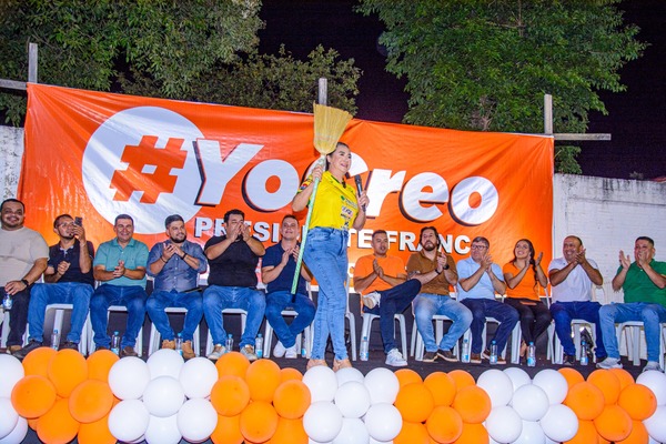 Masiva convocatoria de apoyo para candidata de YoCreo a la Intendencia de Pdte. Franco - La Clave