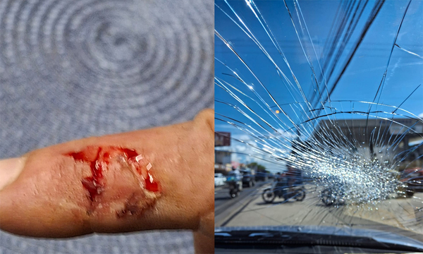 Coronel Oviedo: Limpiavidrios agreden y destruyen vehículos en semáforos - OviedoPress