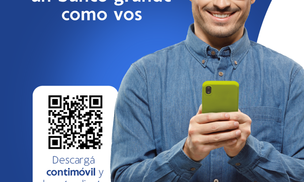 Sé parte de un banco grande como vos, Banco Continental.