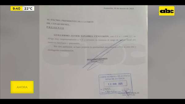 Renunció el fiscal que debía acusar a Mario Abdo y sus exfuncionarios - ABC Noticias - ABC Color