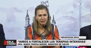 La Nación / Gobierno anuncia que fortalecerán el servicio de terapias intensivas en el país