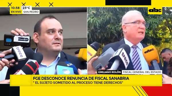 “Lo ideal hubiese sido que me presente a mí”, dice Emiliano Rolón tras renuncia de Sanabria - ABC Noticias - ABC Color