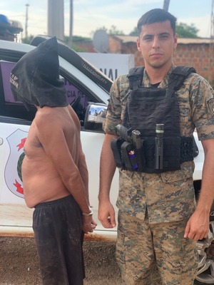 Aprehensión por transgresión de medida cautelar y agresión en Concepción