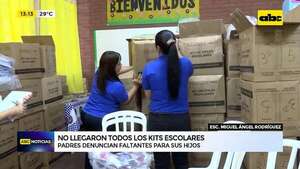Video: siguen faltando kits escolares tras dos semanas del inicio de las clases - ABC Noticias - ABC Color