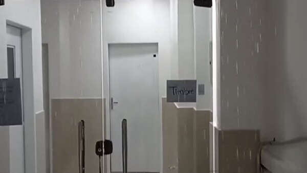 Lluvias inundaron pasillos de Terapia Intensiva del Hospital de Villarrica
