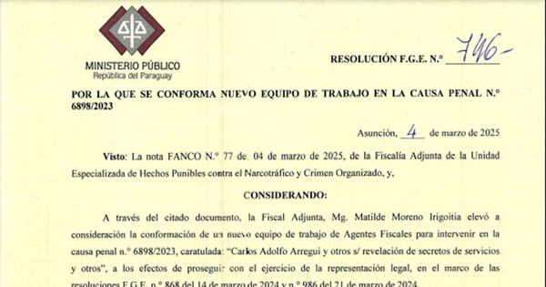 La Nación / Seprelad: causa no quedó acéfala, nuevos fiscales estaban designados