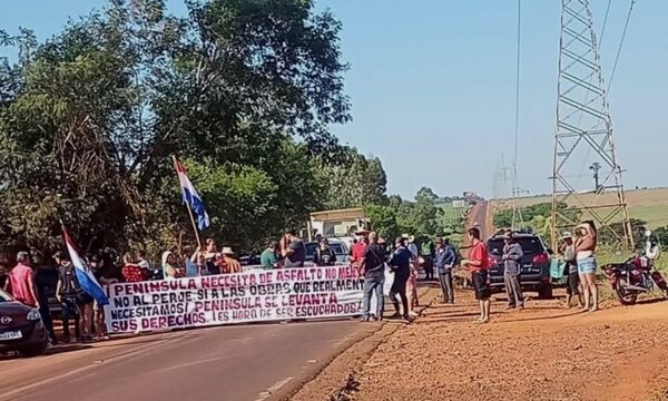 Pobladores rechazan instalación de peaje en Puerto Península
