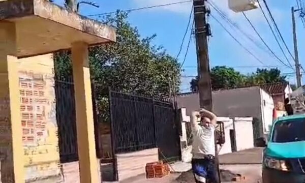 Un usuario atacó camionetas de la ANDE con varilla de hierro durante desconexión eléctrica – Diario TNPRESS