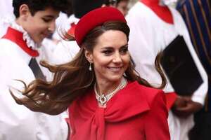 Kate Middleton, una verdadera “Lady in red” en el Día de la Commonwealth - Gente - ABC Color