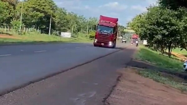 Ante imprudencia de camioneros sobre la ruta PY05, piden intervención de la Caminera