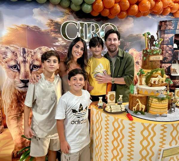 El más pequeñito del clan Messi cumplió 7 años. ¡Mirá las fotos! - Gente - ABC Color