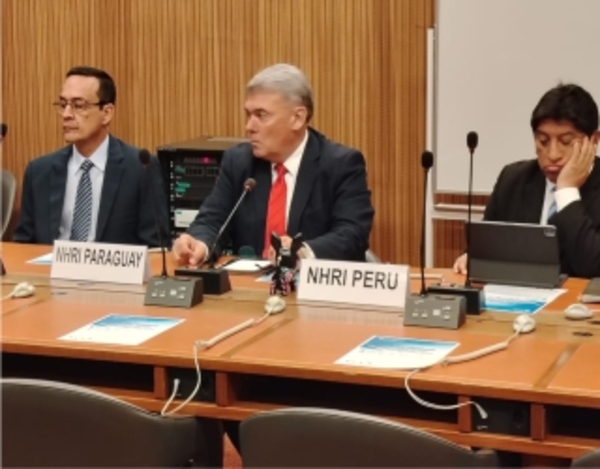 Defensoría del Pueblo presente en la Reunión y Conferencia Anual de GANHRI en Ginebra.
