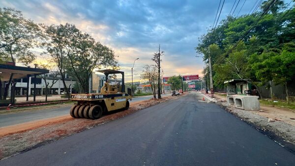 Mariscal López: anuncian nuevo tramo debido al cambio de frente de obras - Unicanal