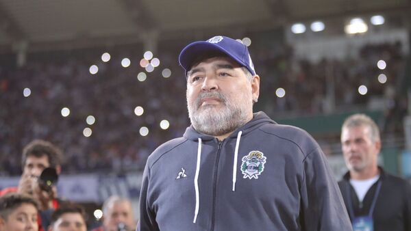 Impactante imagen de Maradona el día de su muerte
