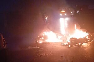 Fallece motociclista tras violento choque en Minga Guazú