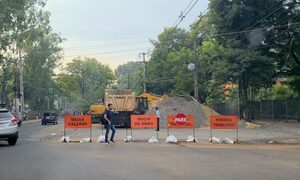 Habilitarán nueva circulación sobre Mariscal López debido al cambio de frente de obras