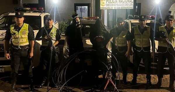 Diario HOY | Robaron 100 metros de cables de Copaco en Samber y ahora fueron imputados
