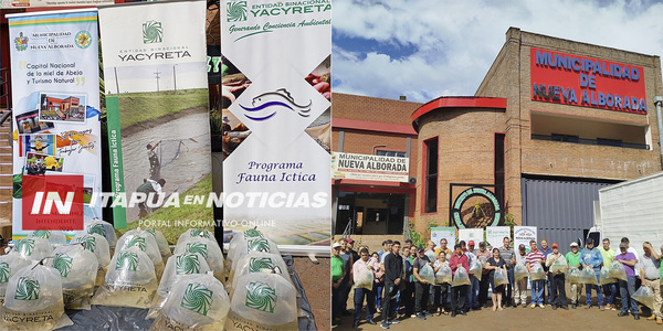 NVA. ALBORADA IMPULSA PISCICULTURA CON APOYO DE LA EBY