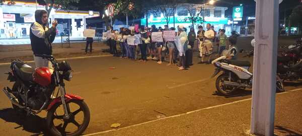Marchan en Concepción exigiendo justicia por Ruth Celeste Ferreira