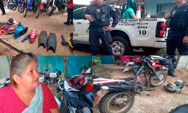 Recuperaron una moto robada mediante GPS y de paso hallaron un desarmadero – Diario TNPRESS