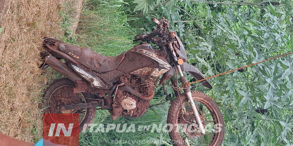 FINALMENTE DESCUBREN QUE MOTOCICLETA ENTERRADA SÍ HABÍA SIDO HURTADA 