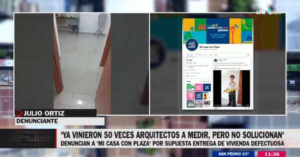 Diario HOY | Denuncian a empresa inmobiliaria por estafa: “Desde el día uno tengo múltiples problemas”