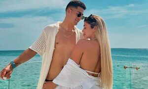 Guillermo Paiva y su sexy esposa se dieron una escapadita de un día a Cartagena