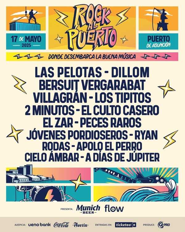 La 1ª edición de “Rock Al Puerto” trae a Bersuit Vergaravat y otros artistas de renombre - La Clave