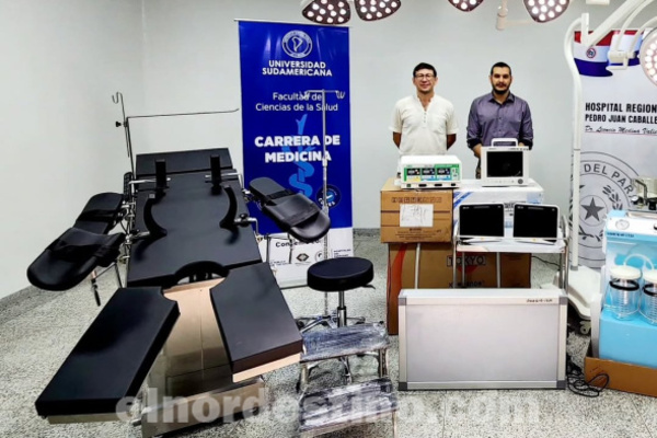 ¡Juntos por la Salud! Universidad Sudamericana equipa el nuevo quirófano del Hospital Regional de Pedro Juan Caballero - El Nordestino