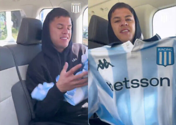 Versus / La emotiva presentación de Richard Sánchez en Racing